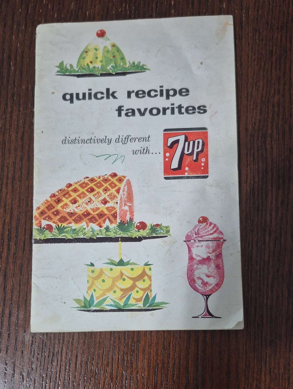 Vintage 1965 Quick Recipe Favorites Booklet Published By The 7Up Company